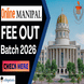 Online Manipal Releases Fee Structure for Batch 2026; Check Course-Wise Fees Here!